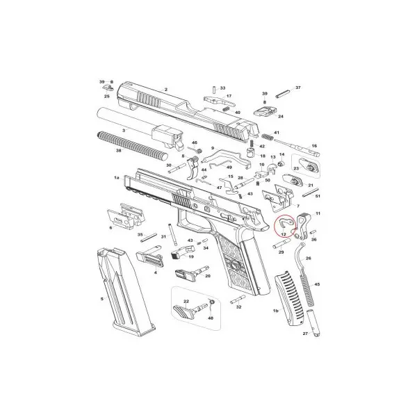 CZ P-09 Duty Disconnector