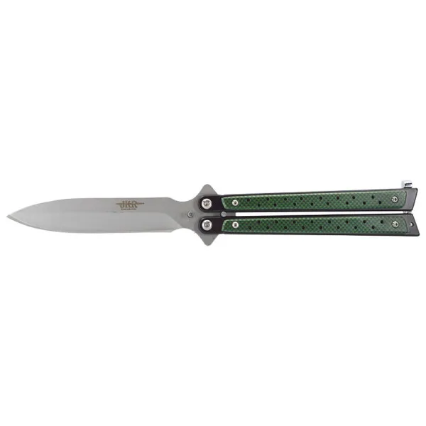 Couteau papillon vert