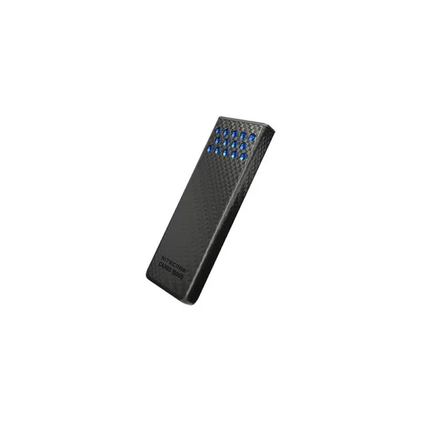 Batterie externe en carbone CARBO 10000 G2 Bleue - 10000mAh