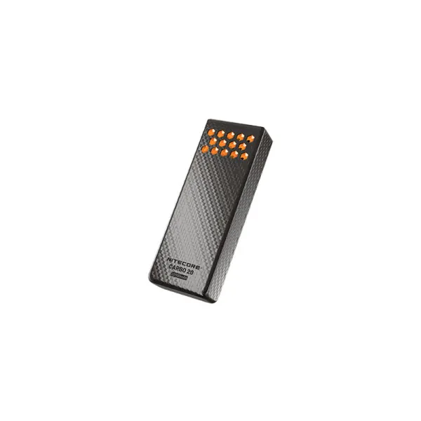 Batterie externe en carbone CARBO20 Orange