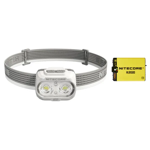 Lampe Frontale UT27 Blanche - 800Lm