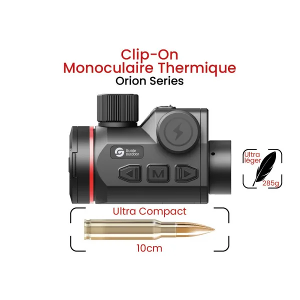 CLIP-ON THERMIQUE GUIDE SENSMART 400×300 15mk 35mm APEX ORION O435CS