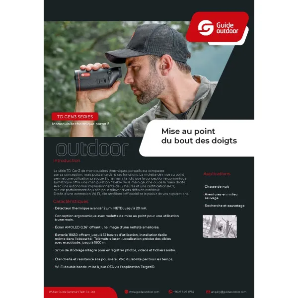 MONOCULAIRE THERMIQUE GUIDE SENSMART 400×300 35mm TD433 - 6