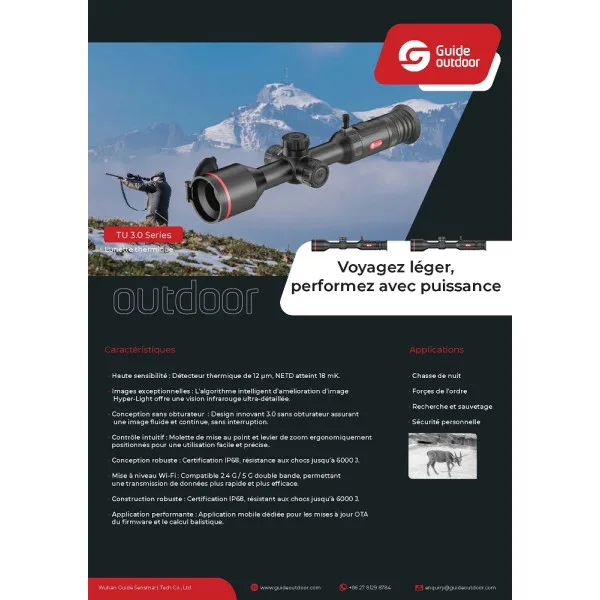 LUNETTE THERMIQUE GUIDE SENSMART 400×300 35mm TU435 3.0 - 2