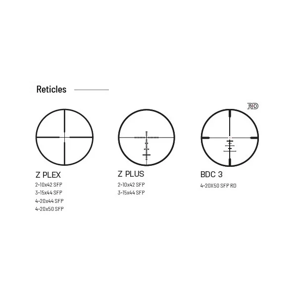 LUNETTE MEOPTA MeoPro R5 2-10×42 SFP – Z-Plus 1081705 - 5