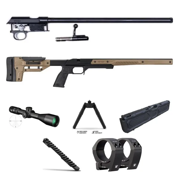 Pack action canonné CZ 457 Varmint 20" 22Lr + Chassis MDT Oryx Fde + Vortex Venom