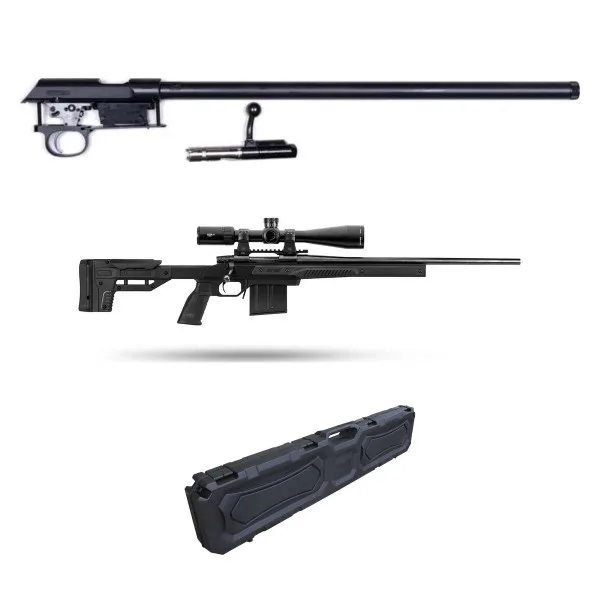 Pack action canonné CZ 457 Varmint 20" 22Lr + Chassis MDT Oryx Noir