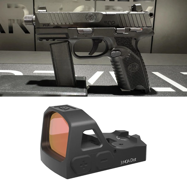 Pack FN502 Noir 22 LR + Point rouge Frenzy S
