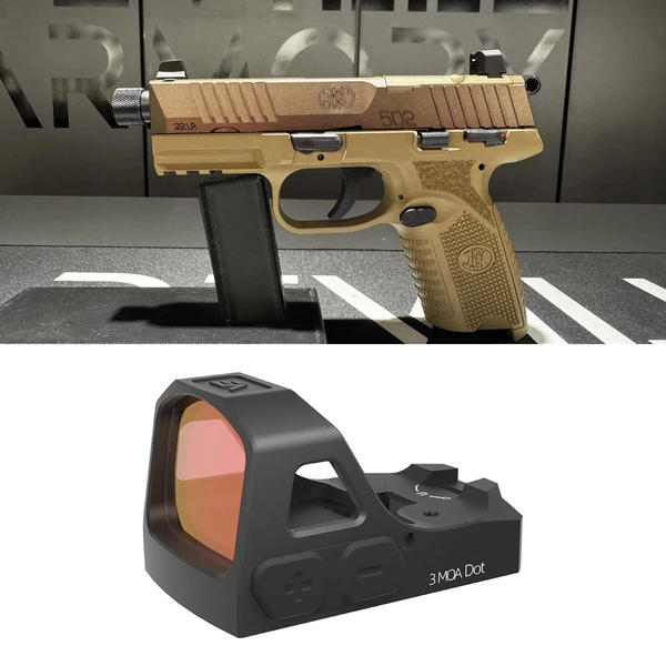 Pack FN502 FDE 22 LR + Point rouge Frenzy S