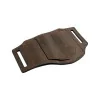 Etui Cuir Nubuck ED-Three Marron