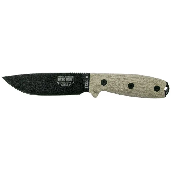 ESEE-4 - Lame Noire - Vert clair