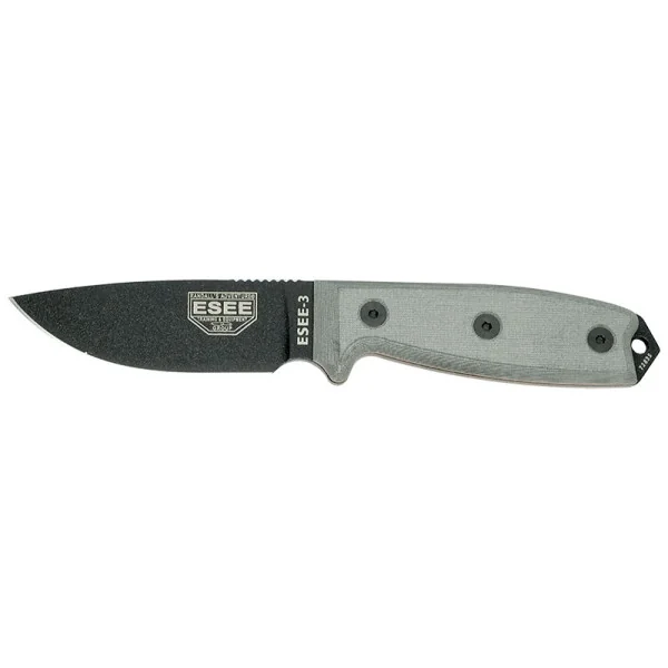 ESEE-3 - Noir - Pommeau modifié