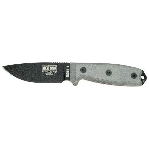 ESEE-3 - Noir - Pommeau modifié