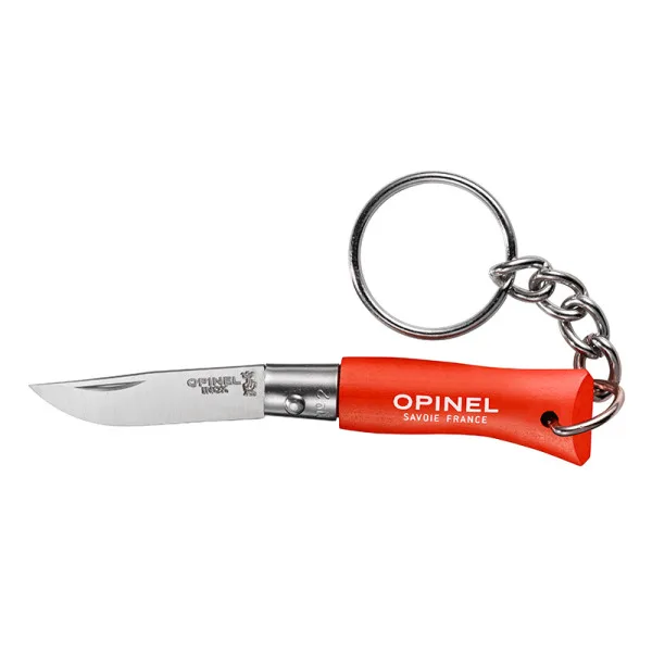 Porte-clés N°02 Inox - Orange