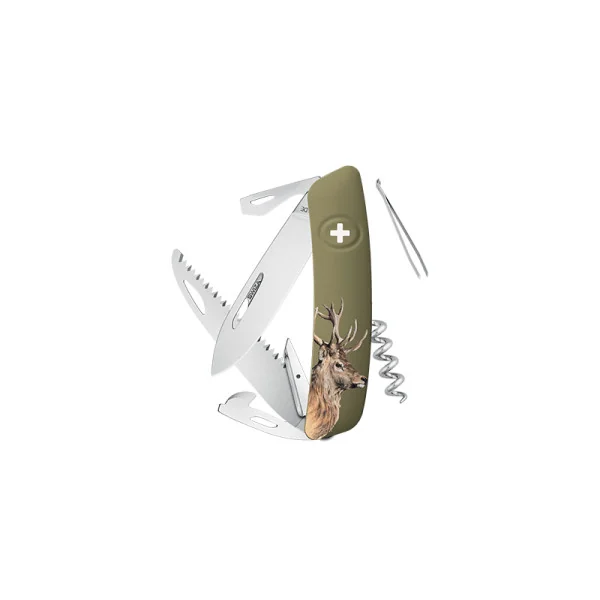 D05, olive, impression Cerf