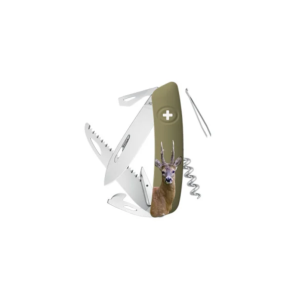 D05, olive, impression Chevreuil