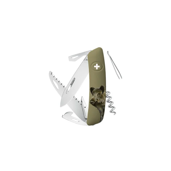 D05, olive, impression Sanglier