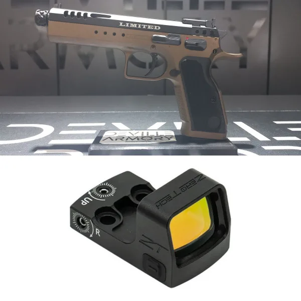 Pack Tanfoglio Limited Duotone 22 LR + Point rouge Zerotech