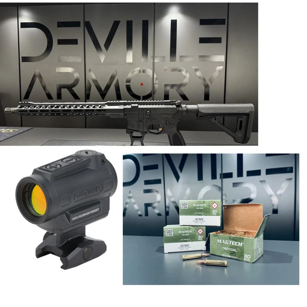 Pack AR15 LFA Leo Tactical 16" + Holosun ARO + 100 cartouches