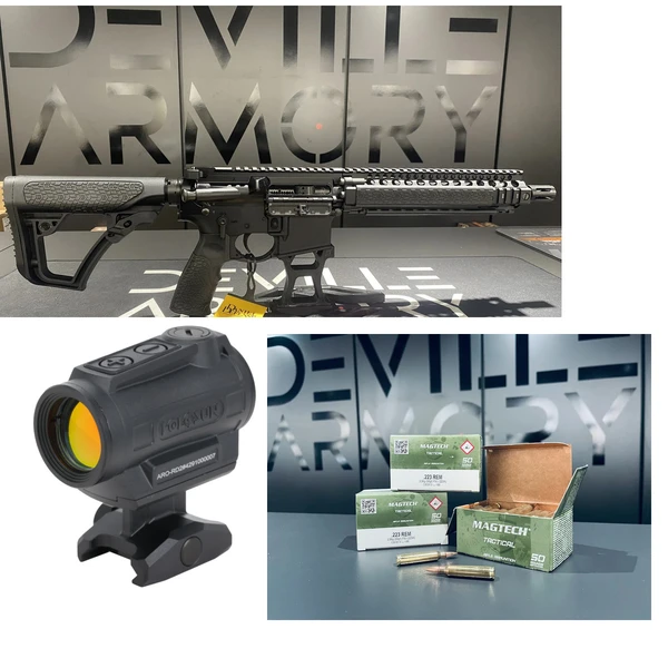 Pack AR15 Daniel Defense MK18 10,3" + Holosun ARO + 100 cartouches