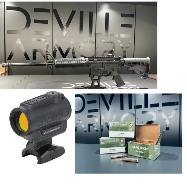 Pack AR15 S&W Sport II 16" + Holosun ARO + 100 cartouches