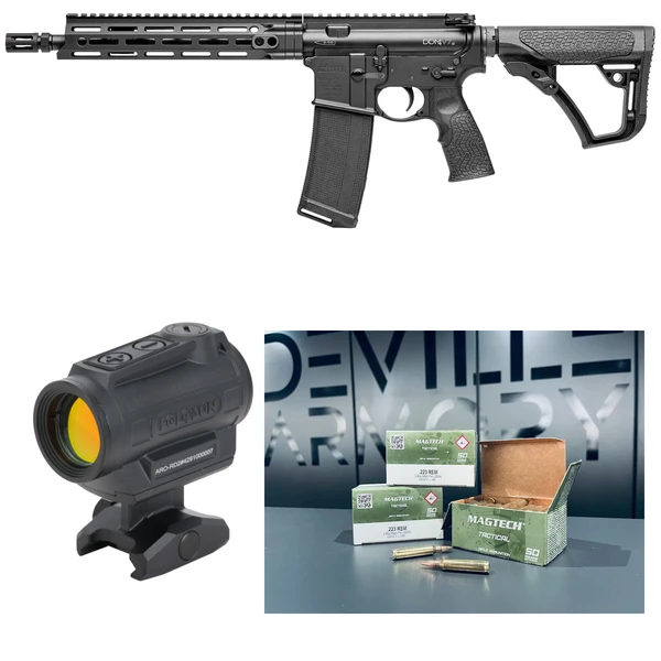 Pack AR15 Daniel Defense V7-S 11,5" + Holosun ARO + 100 cartouches