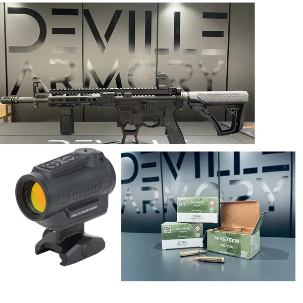Pack AR15 Daniel Defense V7 GOV 11,5" + Holosun ARO + 100 cartouches