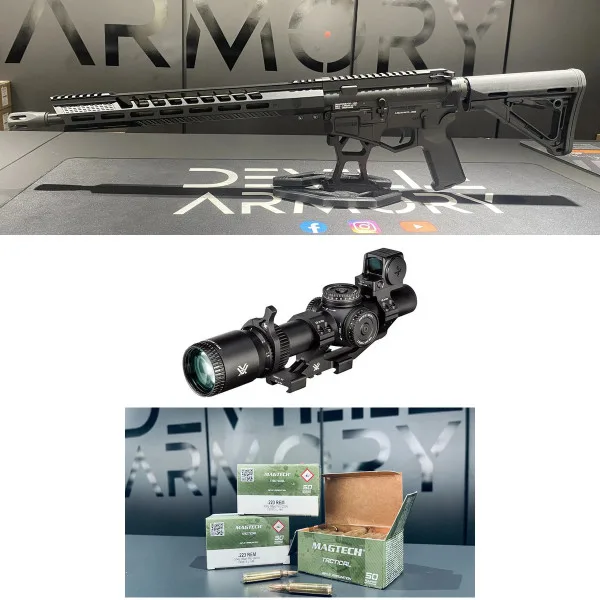 Pack AR15 Diamondback BBLC 16" + Vortex Venom 1-6x24 + 100 cartouches