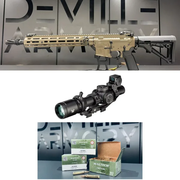 Pack AR15 Daniel Defense M4A1 14,5" + Vortex Venom 1-6x24 + 100 cartouches