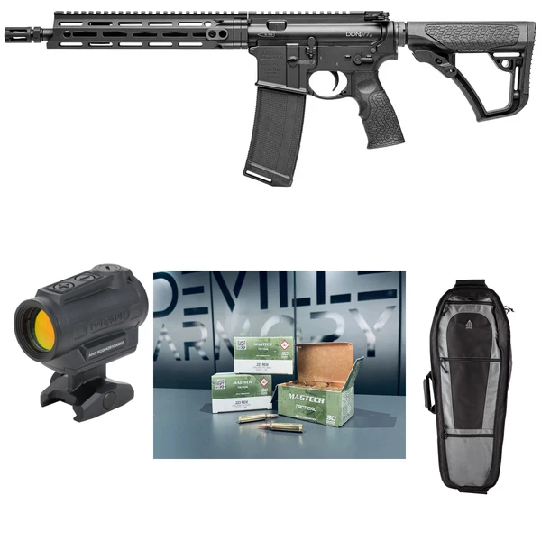 Pack complet AR15 Daniel Defense V7-S 11,5" + Holosun ARO + housse