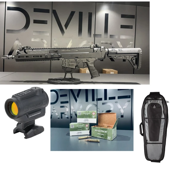 Pack complet AR15 CZ Bren 2 MS 11" + Holosun ARO + housse