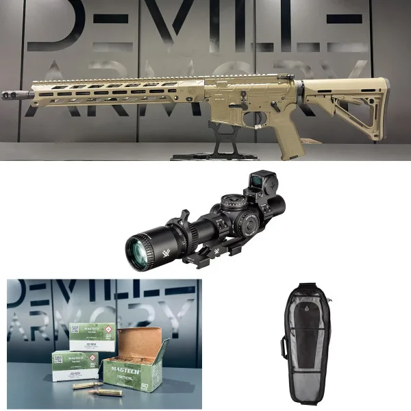 Pack complet AR15 Diamondback DB15 FDE 16" + Vortex Venom 1-6x24 + housse