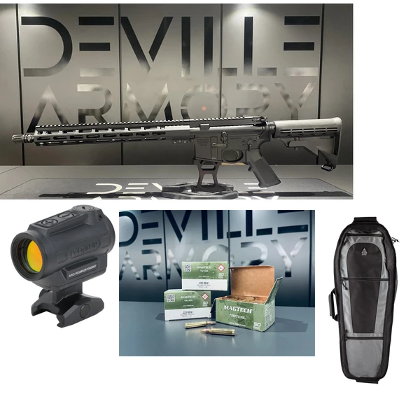 Pack complet AR15 S&W MP15 Sport III 223 Rem + Holosun ARO + housse