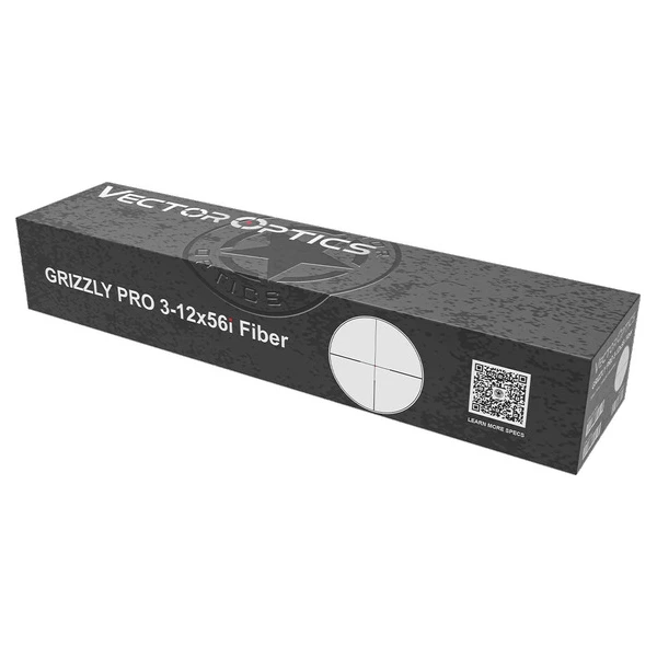Lunette Grizzly 3-12X56 Ret4 Fibre