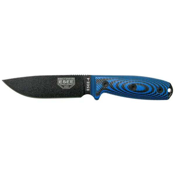 ESEE-4 - Lame Noire - Bleu/Noir