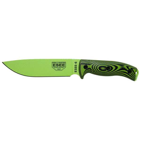 ESEE-6 -  Lame Venom Green - Vert/Noir