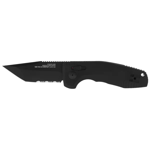 SOG-TAC Auto Compact  Tanto Serrated