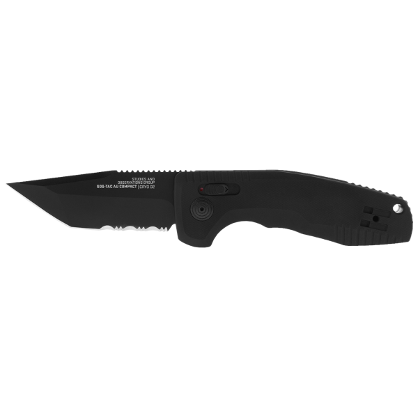 SOG-TAC Auto Compact  Tanto Serrated