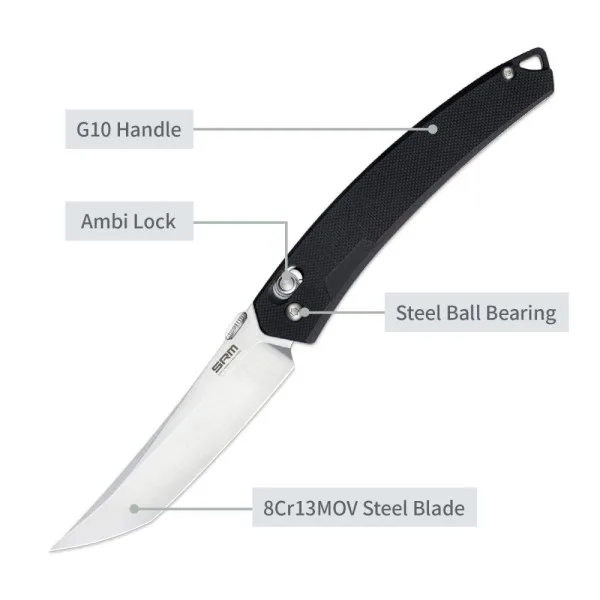 SRM - 9211-GB2 - Couteau pliant - 9