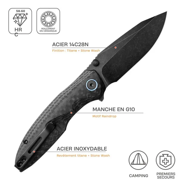 REMETTE KNIVES - RTCL-GN2 - RT-COOL WHALE - 9