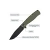 SRM - 221X-GP - Couteau pliant - 2