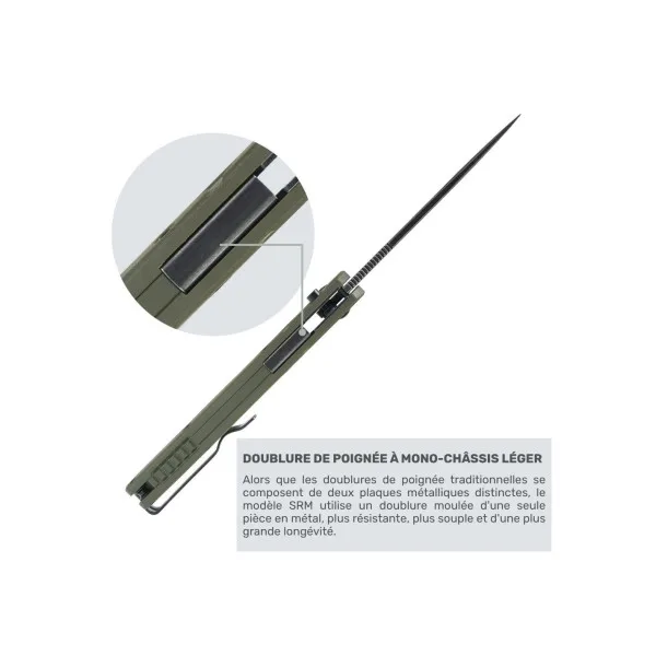 SRM - 221X-GP - Couteau pliant - 7