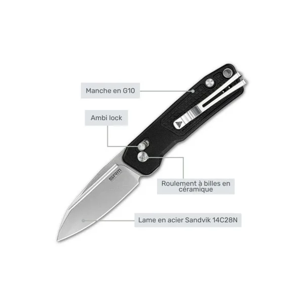 SRM - SCOUT 7229-GB - Couteau pliant - 3