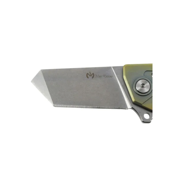 MAXKNIVES - MK151 Arc-en-ciel - Mini couteau en titane TC4 anodisé - 2