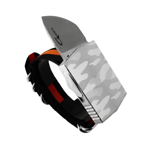 GOLGOTH - G15-CAS - CAMO SILVER - Bracelet Couteau OTF