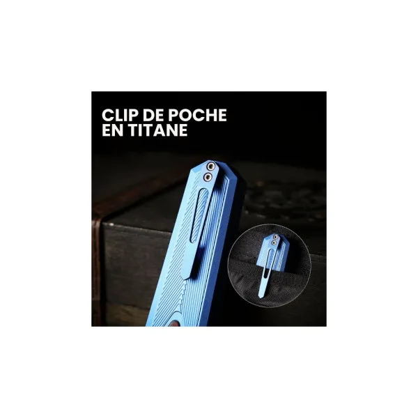 REMETTE KNIVES - ZL103D6 - RT-SWORDFISH - Couteau OTF - 11