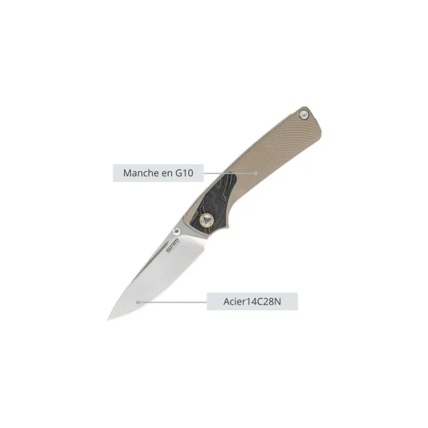 SRM - 106M-GW - Couteau pliant - 8