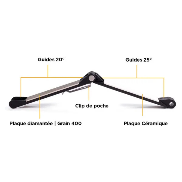 Aiguiseur pliant Worksharp — Affûtage manuel | Deville Armory