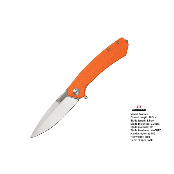 Skimen Orange Ganzo — Couteau pliant | Deville Armory