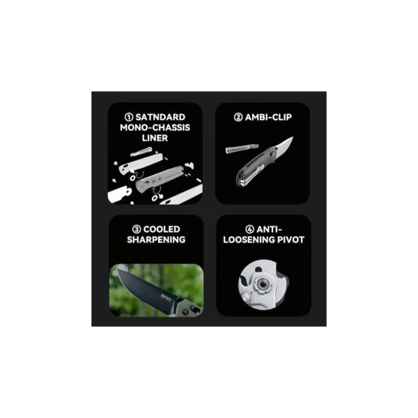 SRM - 258L-GC - Couteau pliant - 3